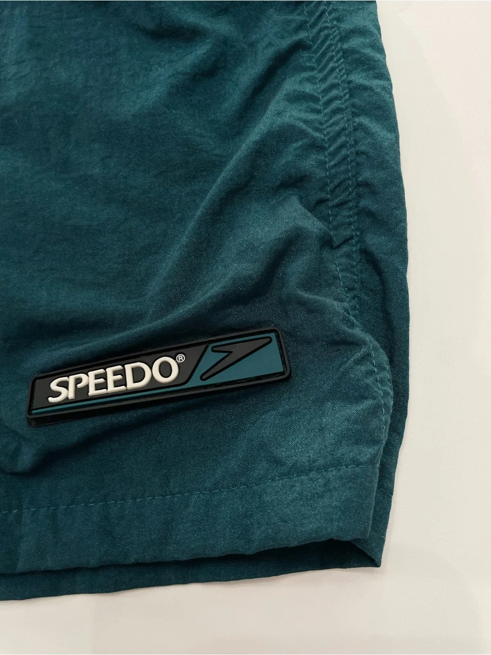 Speedo VTG Teal Swim Shorts Trunks Mens XL